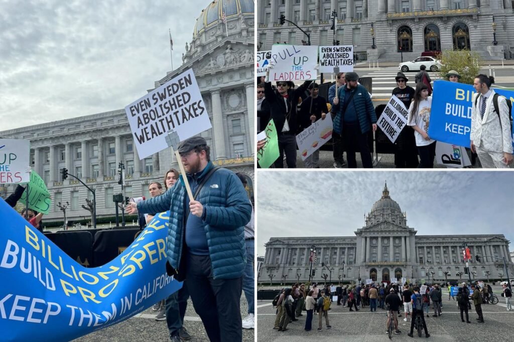 ‘March for Billionaires’ overwhelmed by socialists as tax battle hits San Francisco streets
