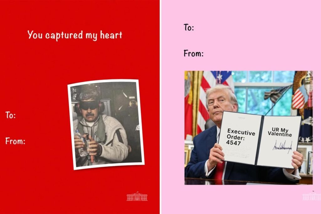 White House unveils cheeky Valentine’s Day cards featuring Maduro, Rubio and the shutdown sombrero: ‘You captured my heart’ White House unveils cheeky Valentine’s Day cards featuring Maduro, Rubio and the shutdown sombrero: ‘You captured my heart’