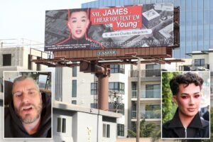 LA billboard reignites sexual misconduct accusations against YouTuber James Charles