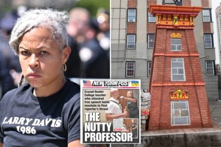 Exclusive | Nutty professor who held machete to Post reporter’s neck tapped by NYC for 7K art installation: ‘Piece of junk’ Exclusive | Nutty professor who held machete to Post reporter’s neck tapped by NYC for 7K art installation: ‘Piece of junk’