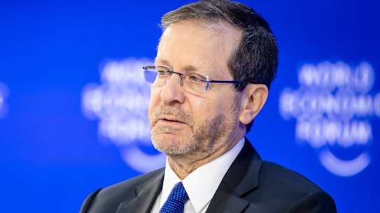 Israel President Isaac Herzog at the World Economic Forum last week.