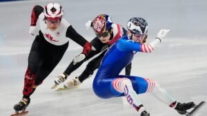 Team USA speedskaters suffer tough slips during crucial Winter Olympics races