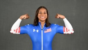 US Air Force Olympian Jasmine Jones expresses gratitude while representing America at Winter Games
