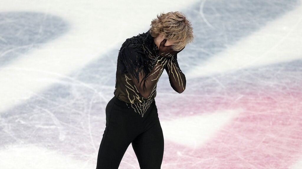 ‘Quad God’ Ilia Malinin falls twice, finishes eighth place after shocking performance