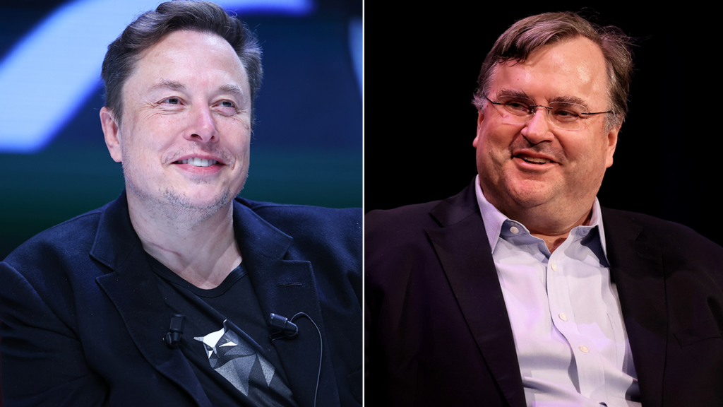 Tech titans Elon Musk and Reid Hoffman attack each other over latest Epstein emails