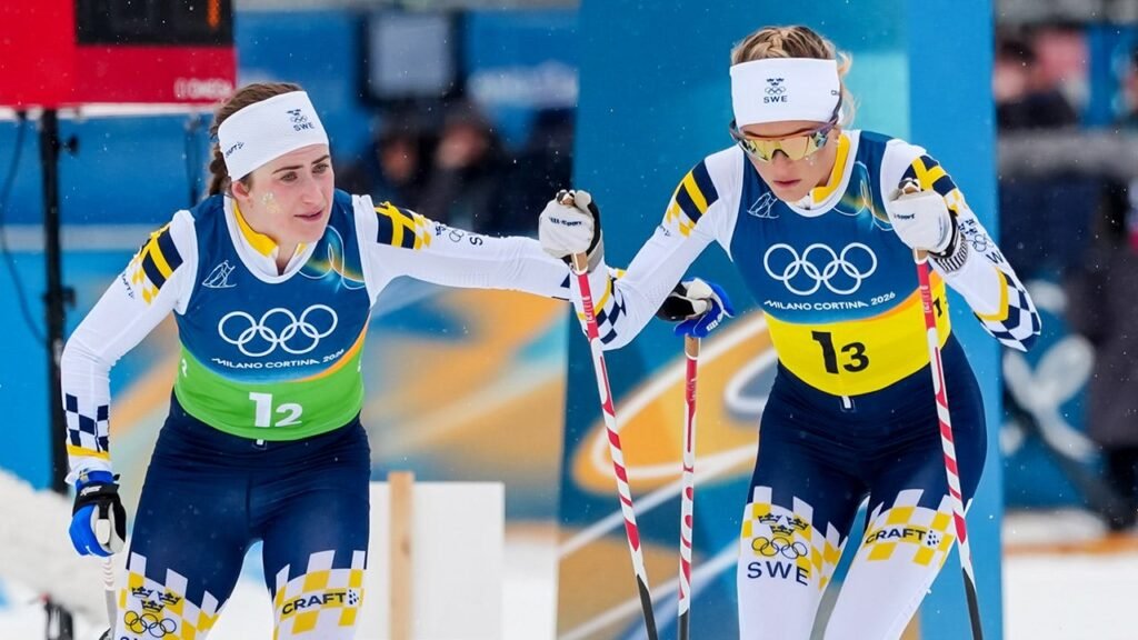 Sweden’s Ebba Andersson makes miraculous recovery to win silver medal after epic wipeout Sweden’s Ebba Andersson makes miraculous recovery to win silver medal after epic wipeout