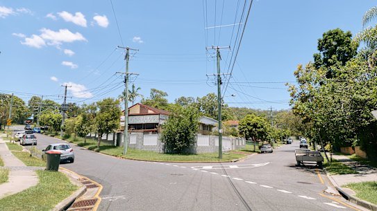 The streets of Keperra, a suburb 12 kilometres north-west of the city.