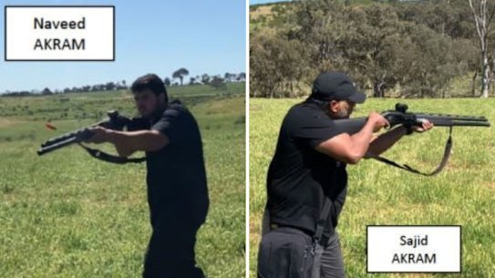 Naveed and Sajid Akram allegedly training in Australia for the Bondi terror attack.