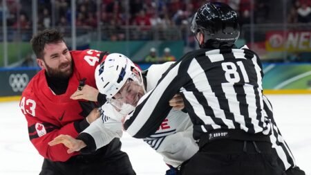 Canadian hockey star Tom Wilson ejected from Olympic game for fighting Canadian hockey star Tom Wilson ejected from Olympic game for fighting