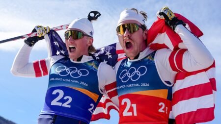 Team USA picks up silver medal in cross-country skiing team sprint at Winter Olympics Team USA picks up silver medal in cross-country skiing team sprint at Winter Olympics