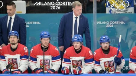 Czechia hockey coach says referees are ‘afraid to call anything against Canada’ after Olympic loss