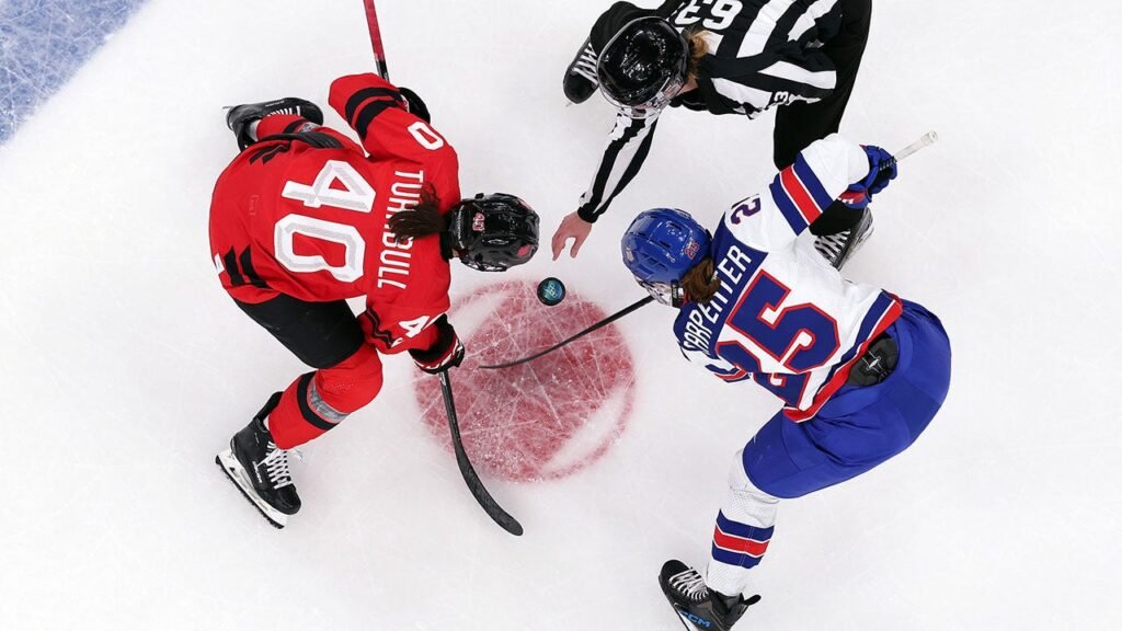 Bitter rivals clash as US women’s hockey eyes Olympic gold medal in final against defending champion Canada