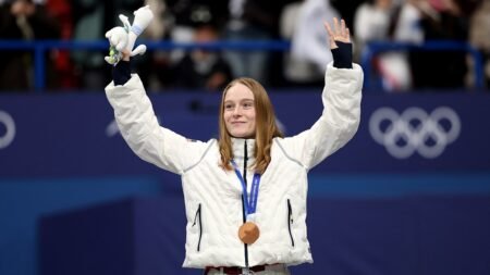 Corinne Stoddard breaks US women’s Olympic short track medal drought with bronze win at Winter Games