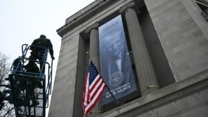 Liberals lose their minds over Justice Department banner featuring Trump