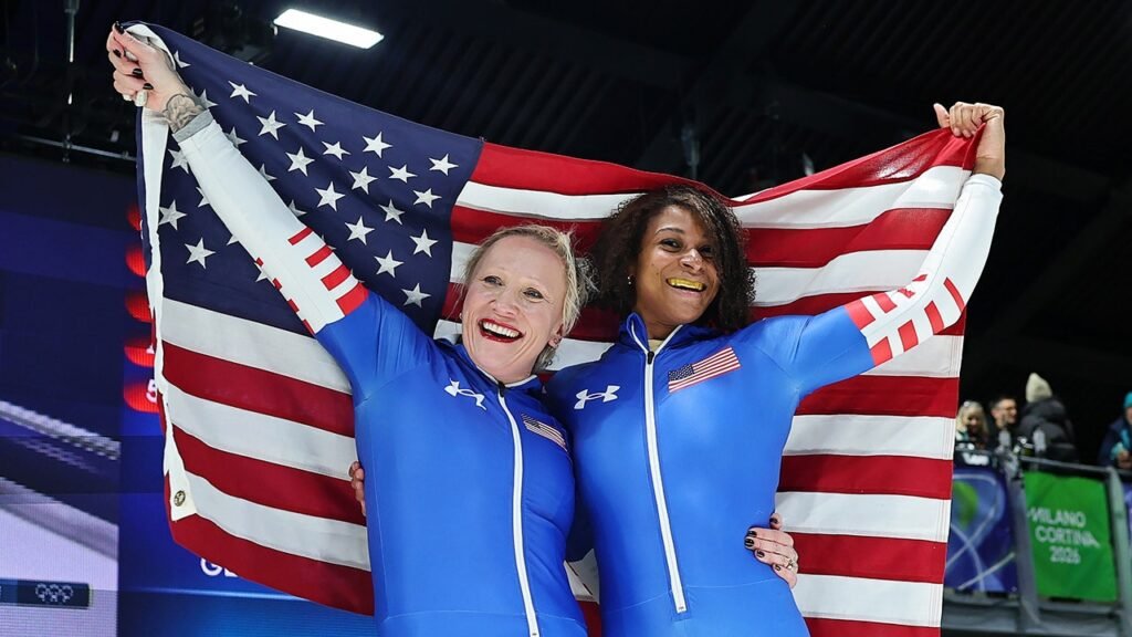 Kaillie Armbruster Humphries, Jasmine Jones secure bronze in two-woman bobsled for Team USA Kaillie Armbruster Humphries, Jasmine Jones secure bronze in two-woman bobsled for Team USA