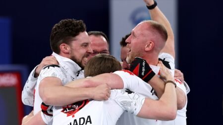 Canadian men’s curling team wins gold medal after being embroiled in cheating controversy Canadian men’s curling team wins gold medal after being embroiled in cheating controversy
