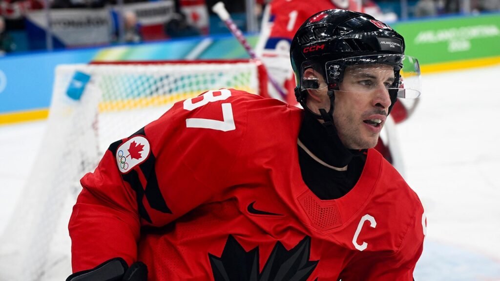 Canadian captain Sidney Crosby a game-time decision for gold medal hockey game vs Team USA