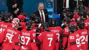 Canadian Olympic men’s hockey coach complains about overtime format after gold medal loss Canadian Olympic men’s hockey coach complains about overtime format after gold medal loss