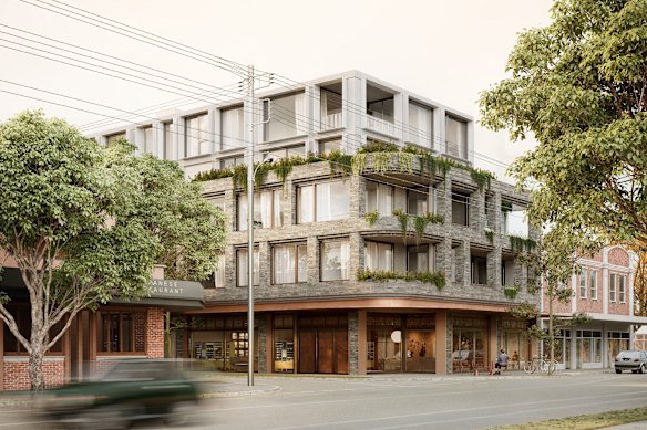 An artist’s impression of the proposed Hampton Street development.