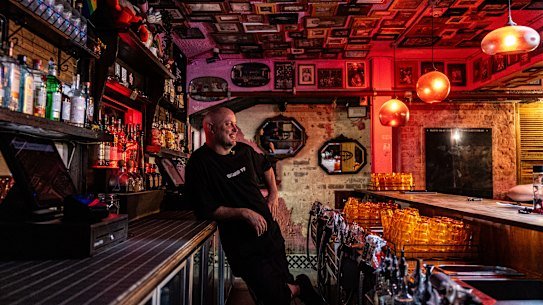 Dane Gorrel inside his club. 