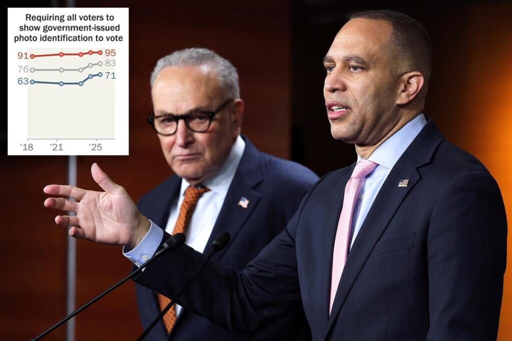 Dem pols battle against national voter ID rule despite 71% of their voters backing it