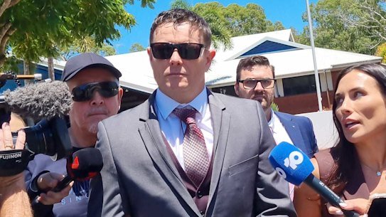 Nathan McKeown leaves Cleveland Magistrates Court.