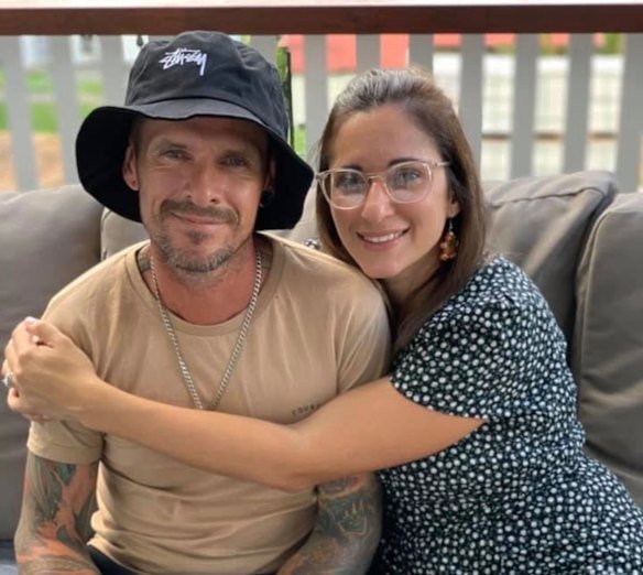 Brisbane couple Renee and Jay Hams, who live in Nundah.