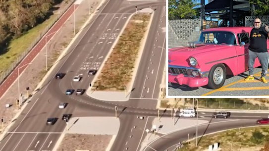 Homepage image: Johnny Gray and the Romeo Road intersection which could have caused confusion and lead to his death. 