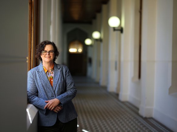 Abbotsford Convent Foundation chief executive Justine Hyde, who believes it’s important to acknowledge the convent’s  often painful history.  
