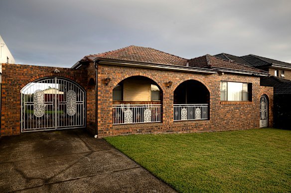 The North Ryde home where Baghsarian was abducted on Friday morning.