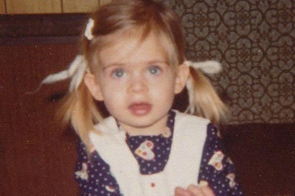 Bawtinheimer as a little girl in the Brethren.