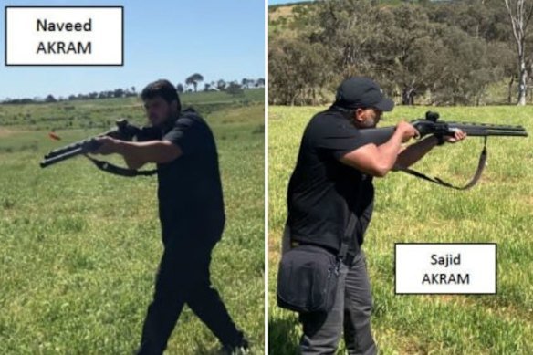 CCTV evidence tendered by police to court: Naveed and Sajid Akram allegedly training in Australia for the Bondi terror attack.