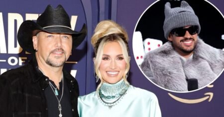 Jason Aldean’s Wife Brittany Can’t Wait for Turning Point Halftime Show to Compete With Bad Bunny: ‘Excited’