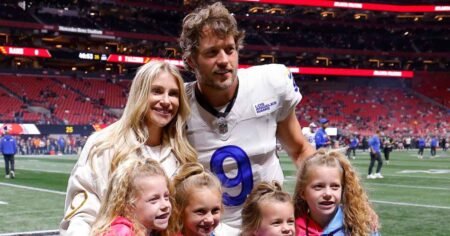 Kelly Stafford and 4 Daughters Don Matching Black Dresses as They Support Matthew at NFL Honors