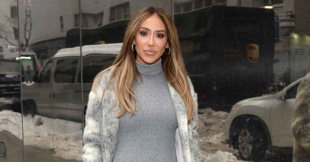 Melissa Gorga Found a Way to Make a Simple Knit Dress Look Cozy and Polished