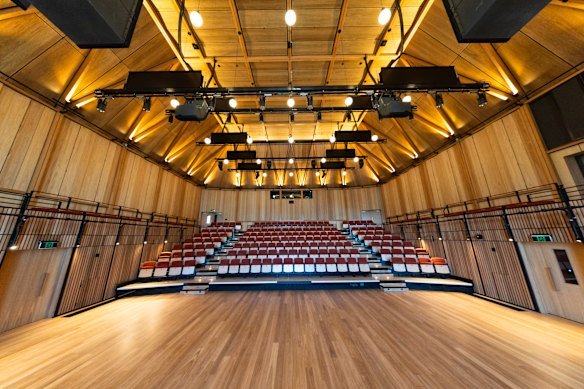 The university’s new recital hall.