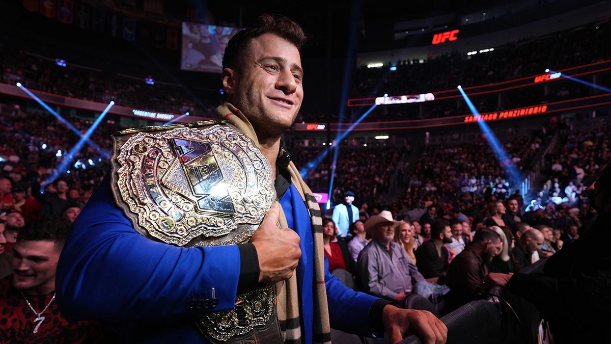 MJF at a UFC event in 2022