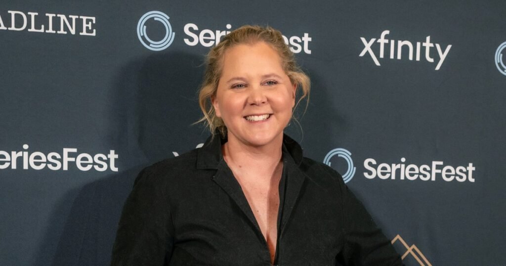 Amy Schumer Poses in ‘Crying Corner’ While Celebrating Valentine’s Day Amid Divorce