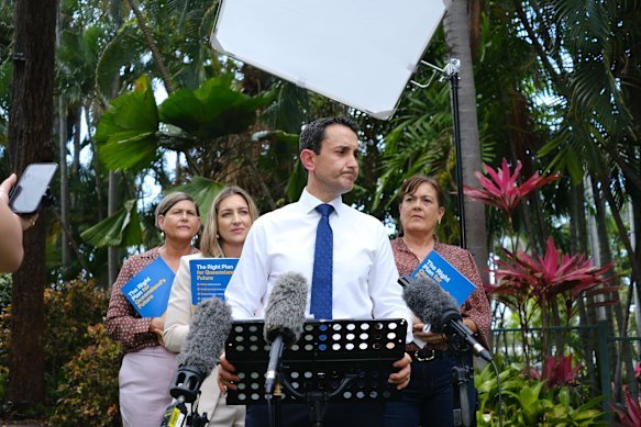 David Crisafulli facing a third-straight day of questions about whether abortion laws would change if the LNP won government.