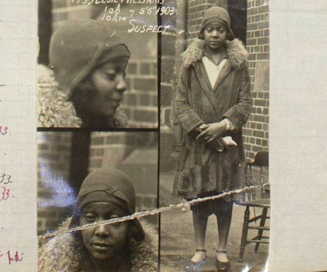 Mugshots of Elsie Williams, circa 1930s.