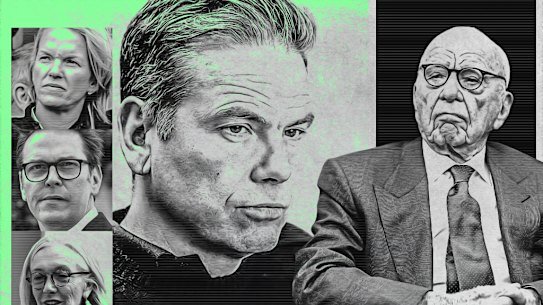 If Rupert had died with the original trust in place, James, Prudence and Elisabeth would likely have dethroned Lachlan.