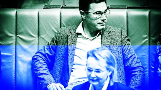 Nationals leader David Littleproud and Liberal Party leader Sussan Ley.