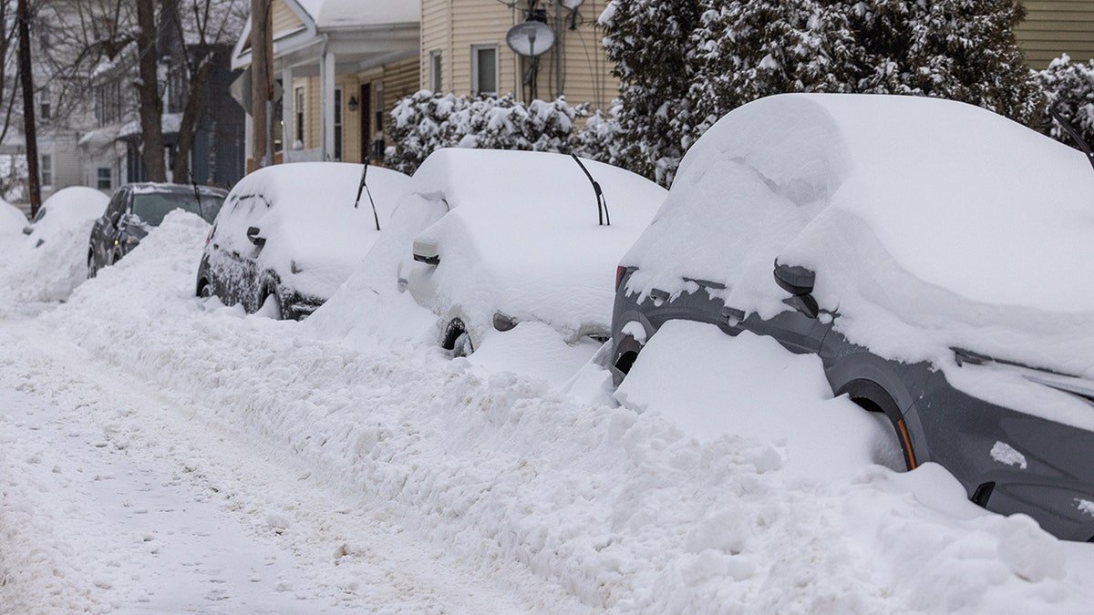 It took hours for Boston residents to dig out their cars.