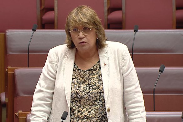 Senator Kerrynne Liddle speaking on the motion. 