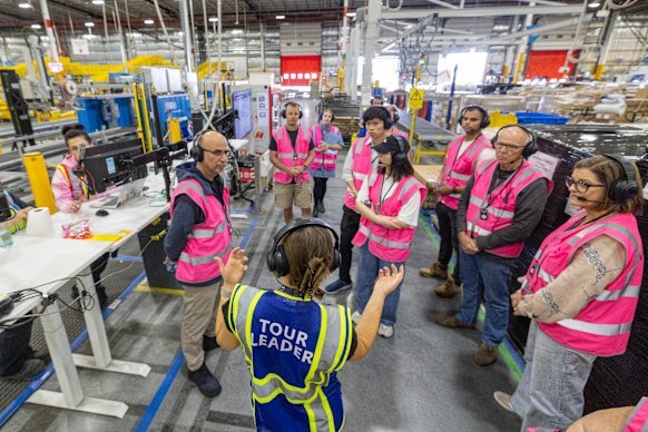 Amazon’s Ravenhall warehouse started hosting public tours in January.