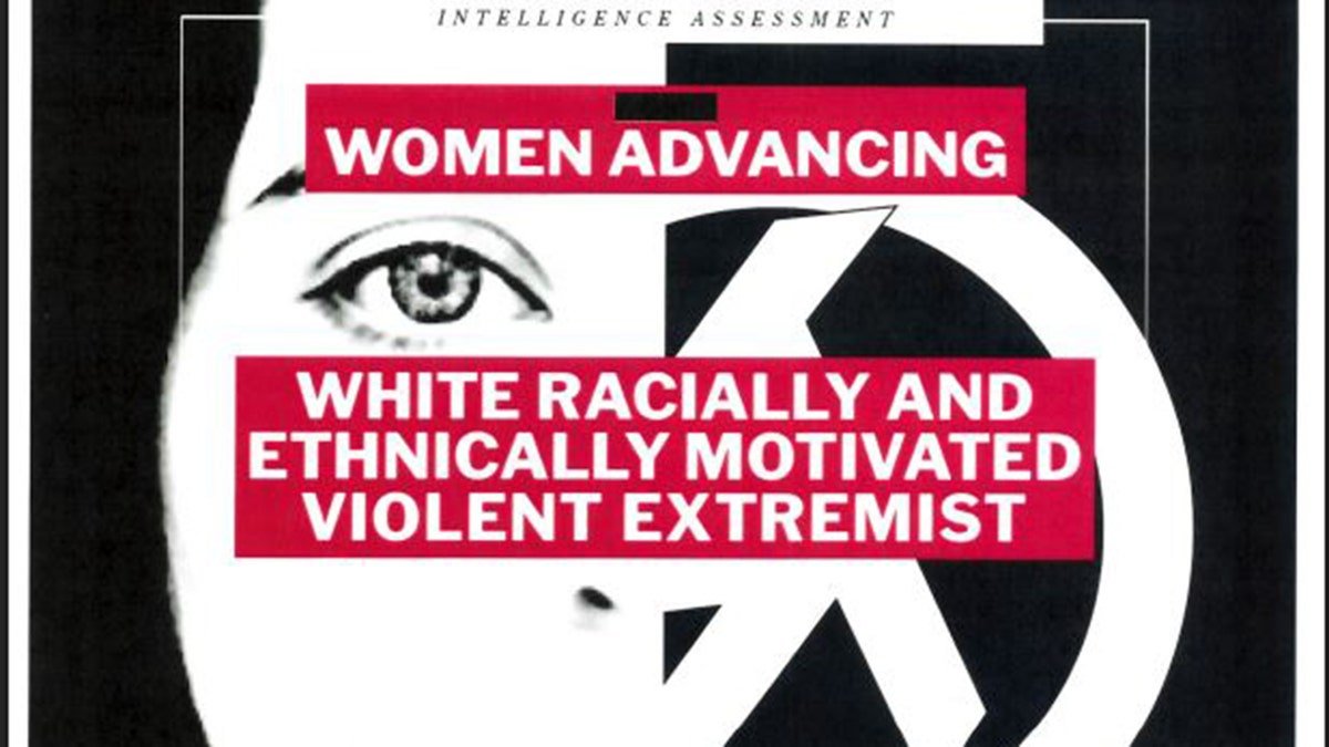Cover page of declassified CIA assessment on radicalized White women
