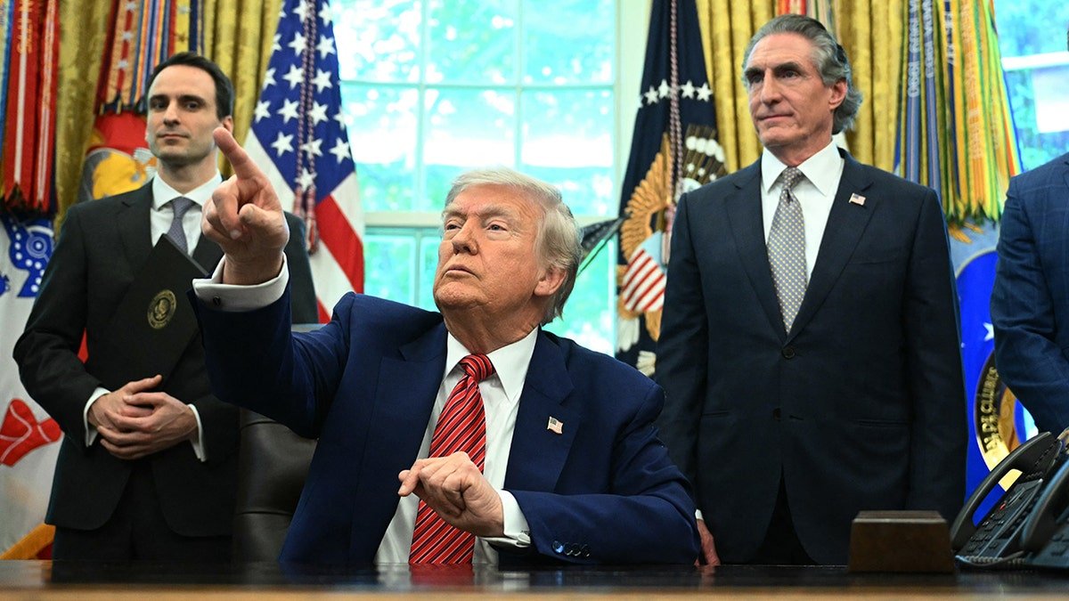 Donald Trump and Doug Burgum