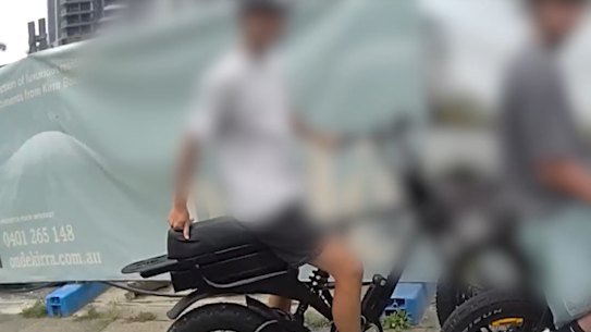 Police stopped three Gold Coast teenagers riding non-compliant bikes in Coolangatta on November 9, telling them they were electric motorbikes as they were powered by a throttle.