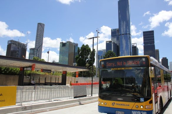 The number of people catching the bus in Brisbane has increased by more than a quarter in two years. 