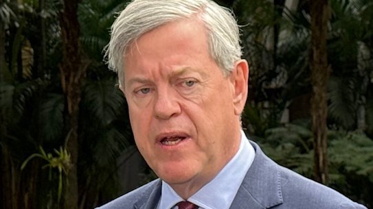 Queensland Health Minister Tim Nicholls.